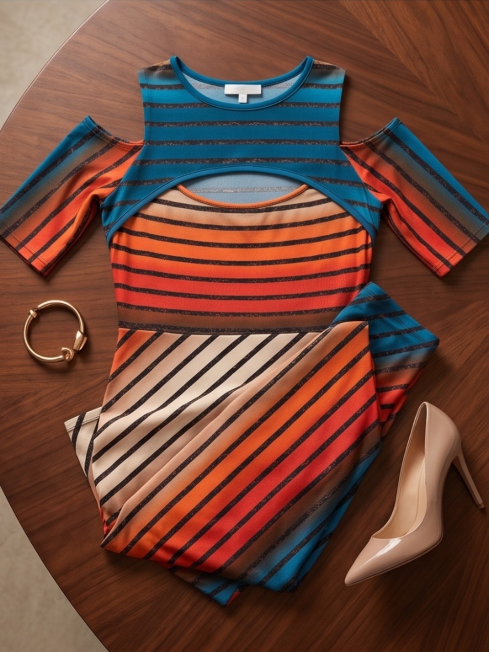 Two Multi-colored Maxi Dresses